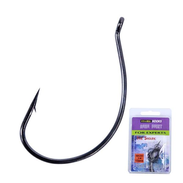 

fishing hooks bass drop s wacky rig weedless texas worm hook