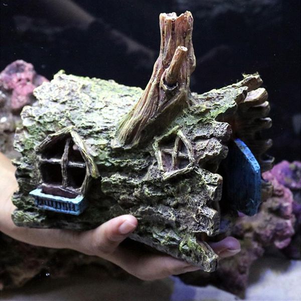 

decorations fish tank decor resin tree house/imitation root aquarium ornament decoration tue88