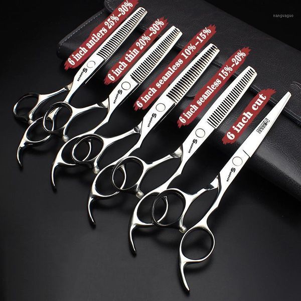 

chunker scissors barber shop haircuts hairdressing 6 inch pair of sharp and wear-resistant custom logo hair1