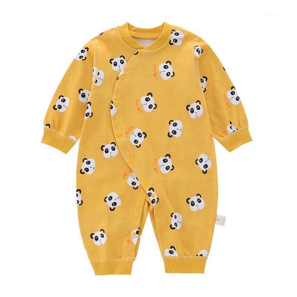 

jumpsuits 2021 born baby rompers cartoon cotton long sleeved spring clothes infant jumpsuit boy one piece outfit pajamas1, Blue