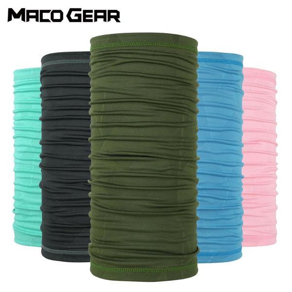 

breathable mesh neck gaiter bandana tube scarf face cover hiking cycling running hunting sun half masks women men fashion summer caps, Black