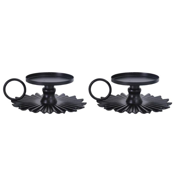 

candle holders 2pcs simple iron art candlesticks adornments for home deskel decors