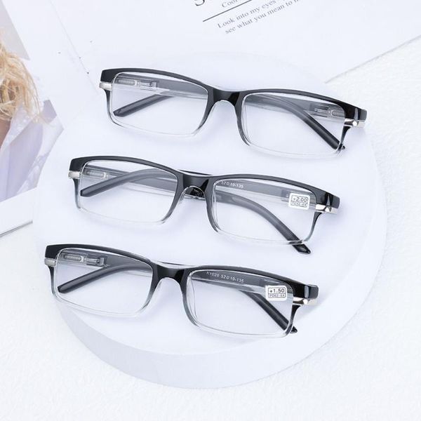 

sunglasses women men resin lens portable ultralight eyewear presbyopic eyeglasses reading glasses high-definition, White;black
