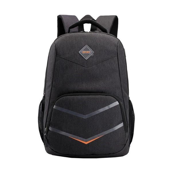 

backpack fashion men's usb charging computer bag large capacity college style waterproof travel
