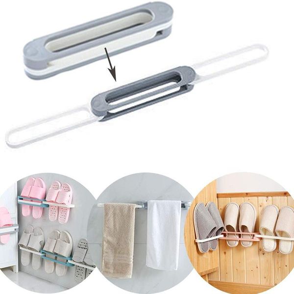 

clothing & wardrobe storage bathroom slippers rack wall mounted shoe organizer folding hanger self adhesive holder for bedroom shower room
