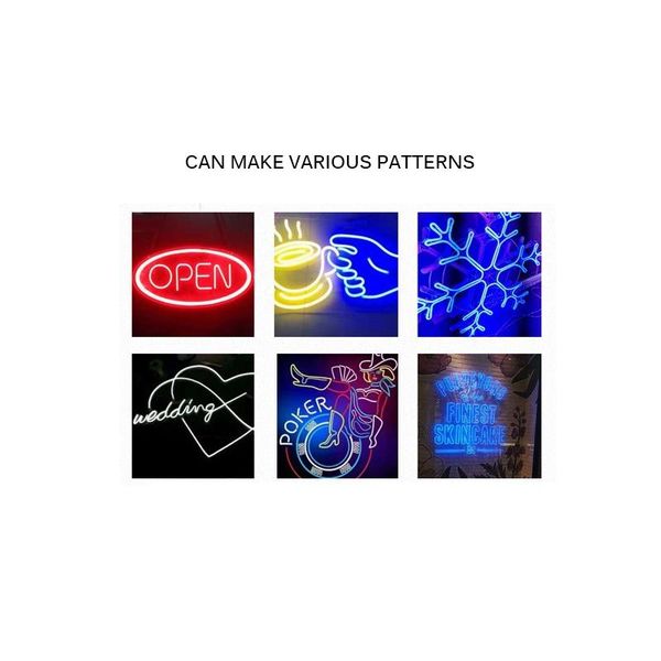 

strips led neon rope tube flexible strip light silica gel flex soft lamp ip67 waterproof decoration