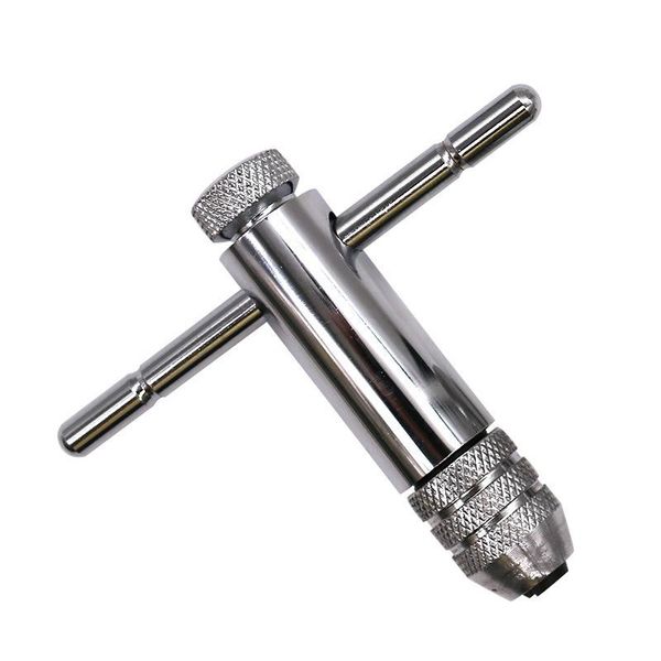 

hand tools m3-m8 m5-m12 lengthen reversible t type handle ratchet for tap die set taps wrenches wire tapping wrench adjustable holder tool