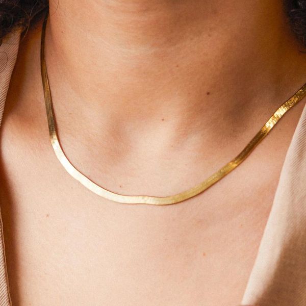 

chokers halskette schlange kette choker einfache halskettenfrauen partei schmuck, Golden;silver
