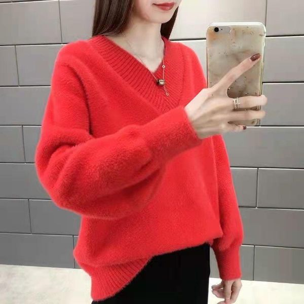 

women's sweaters 2022 spring autumn long sleeve sweater woman 21065, White;black