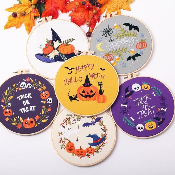 

other arts and crafts embroidery kits, cross stitch kit for beginners adults diy halloween pumpkin