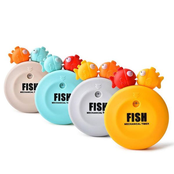 

kitchen timers cartoon bubble fish timer creative mechanical clock cooking reminder refrigerator stickers time management tool