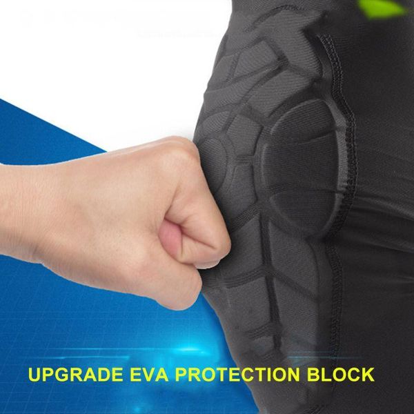 

elbow & knee pads kids sports anti-collision basketball honeycomb pad brace children skating running, Black;gray