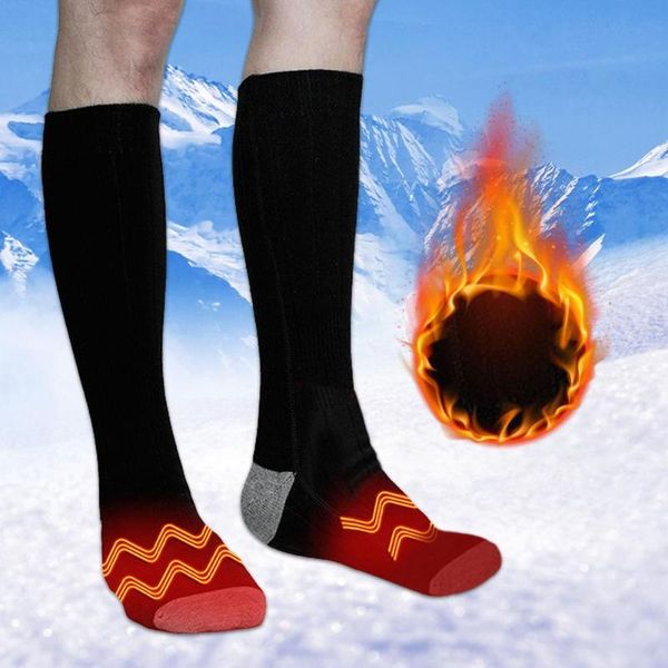 

outdoor pads heated socks adjustable electric warmer thermal sock for women men rechargeable feet heating stocking