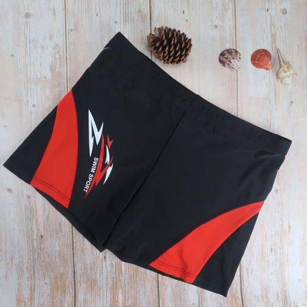 

two-piece suits summer beach loose men's swimming suit spring quick drying swimwear shorts pattern spandex trunks