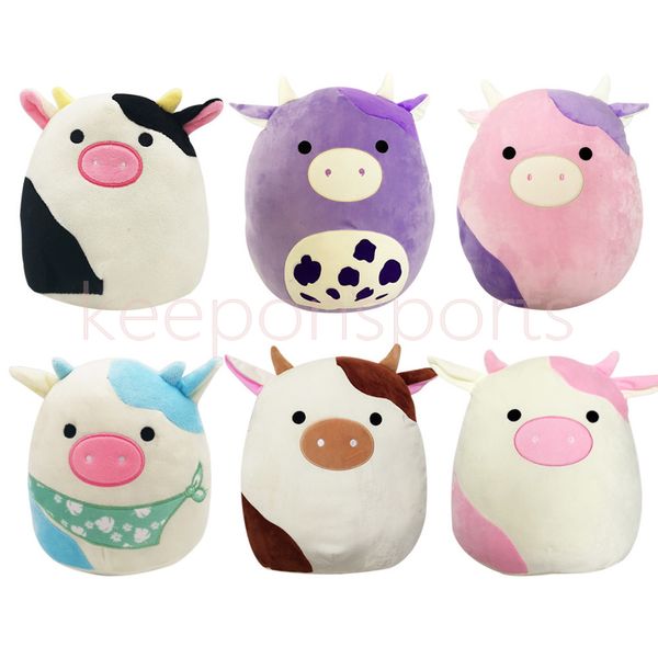 

squish mallows kawaii panda dinosaur lion cow crab animal plushie cushion cute cartoon soft stuffed plush pillow decor doll kids