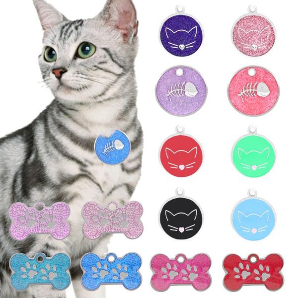 

cat collars & leads pawfect id tag personalisiert pet lovely stainless steel pendant name phone engraved collar accessories 2 styles