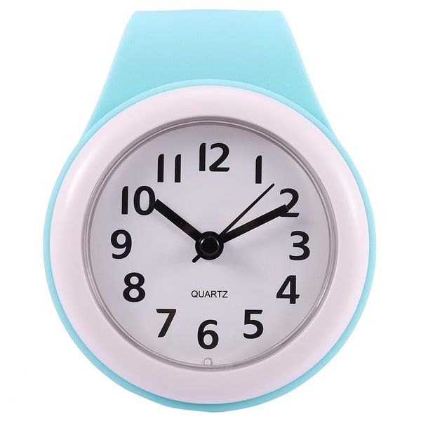 

wall clocks kitchen bathroom clock waterproof silent multifunction creative shower home decor