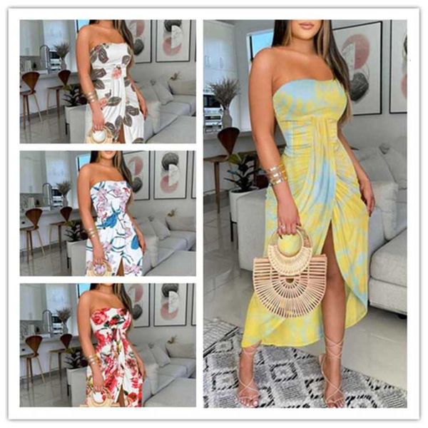 

women's net red fashion printed pleated bra dress, Black;gray