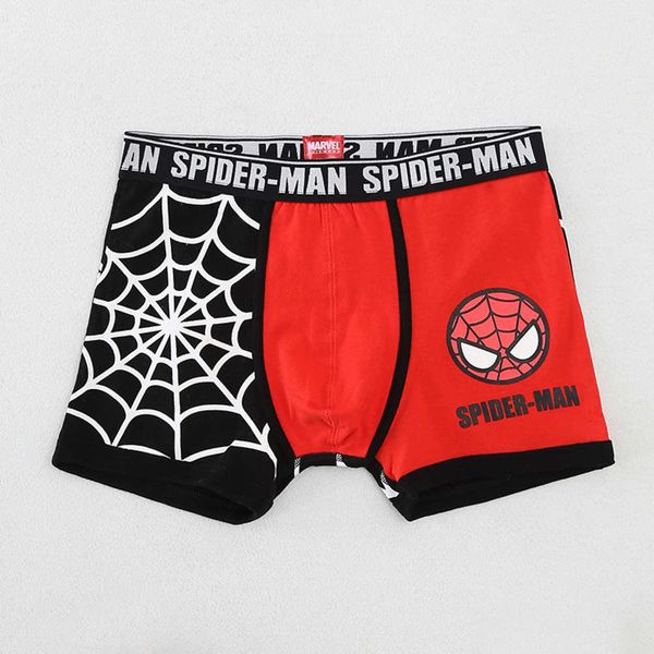 

striped cotton boxer cartoon men's underwear, Black;white