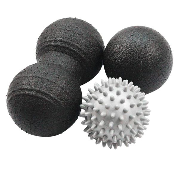 

1set yoga roller massage balls trigger point back foot arm hand waist shoulder neck peanut training fitness ball gym body sports