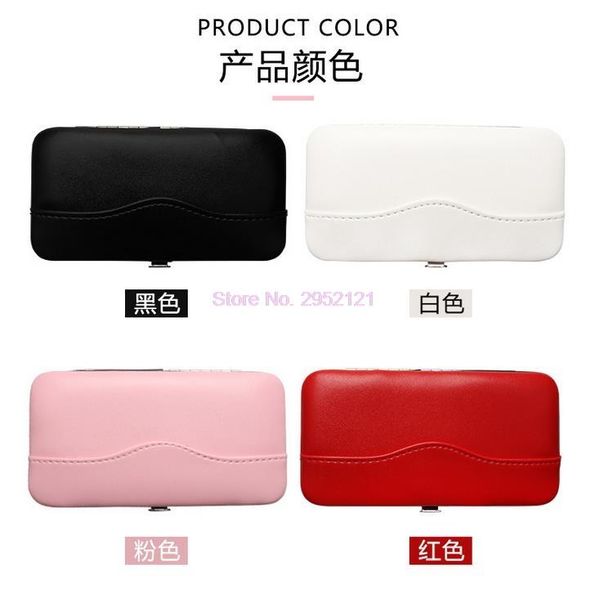 

eyebrow tools & stencils 50pcs makeup eyelashes tweezer bag eyelash extension tweezers case storage box for