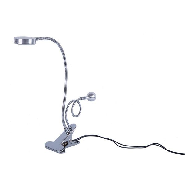 

table lamps dimmable 360 degree bendable led light double head decorate desk lamp book reading 4w clip working