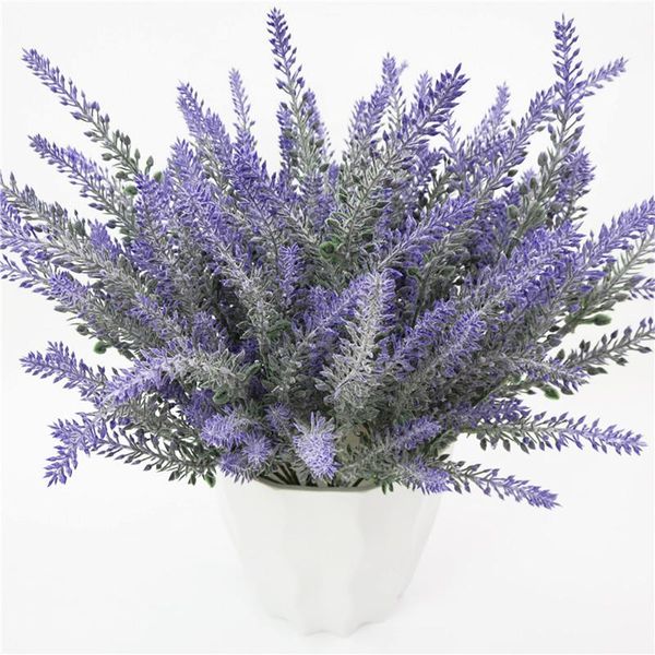 

decorative flowers & wreaths 5 forkssimulation romantic flower artificial lavender for wedding party decoration home table decor