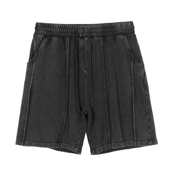 

men's shorts loose men pure cotton male trousers simple design cozy all-match daily casual straight hip hop, White;black