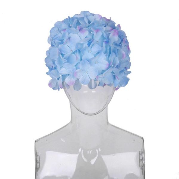 

three dimensional petals swimming cap springs nylon tools outdoors caps