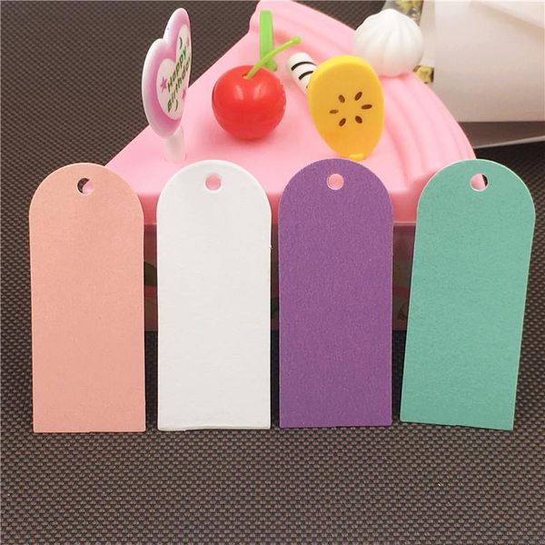 

bookmark 50 pcs color two size diy blank wedding notes label clothes / baked bread flower price card
