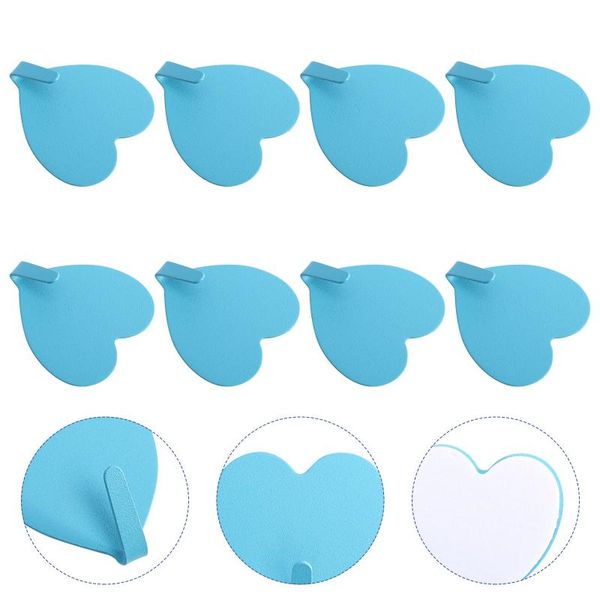 

hooks & rails 10pcs punch practical iron self-adhesive wall for home