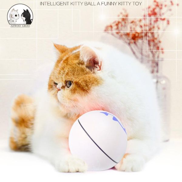 

cat toys electric ball toy pet automatic rotating chasing usb charge dog magic roller motion interactive
