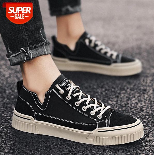 

men's casual shoes, all-match canvas korean style trendy boys' sneakers, breathable shoes #u03i