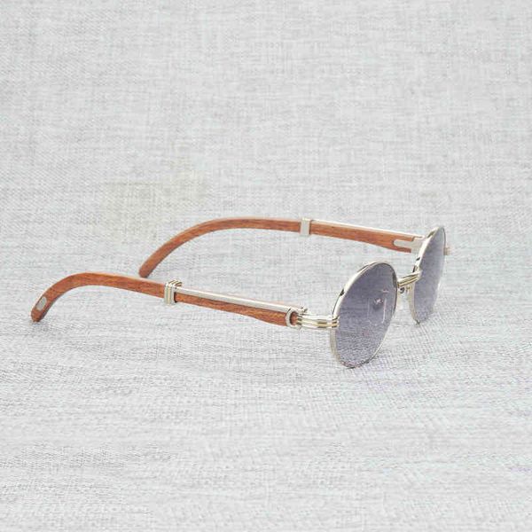 

2022 factory wholesale vintage white buffalo horn men round natura wood eyewear for woemn outdoor clear frame oculos shades x0cw, White;black