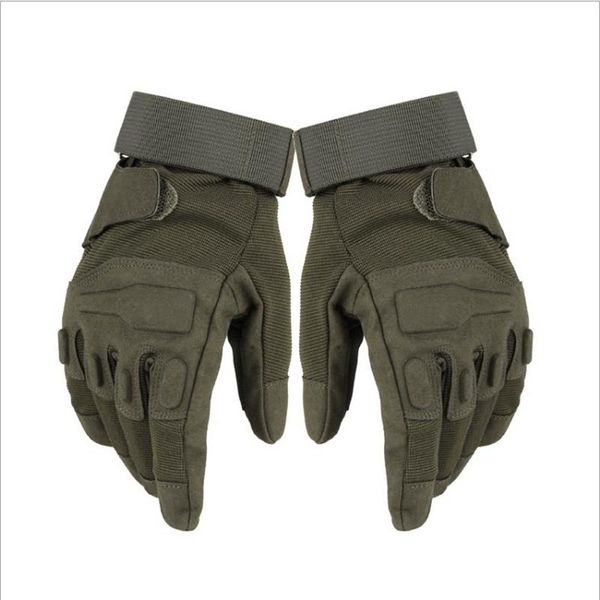 

cycling gloves men full finger non-slip outdoor sport military combat for tactical mittens wear-resistant riding climbing, Black