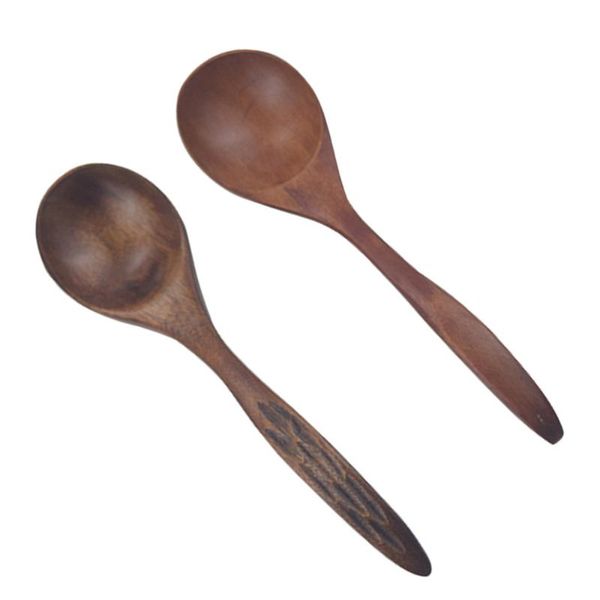 

spoons 2pcs mini japanese style creative bent handle baby