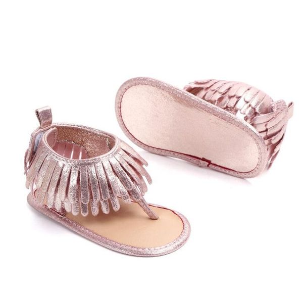 

baby girls summer shoes girl pink sandal cute casual tassel princess party toddlers infant crib sole prewalker sandals, Black;red