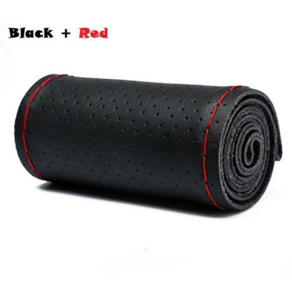 

steering wheel covers 1pc cover 37-38cm diy decor leather sew unique universal