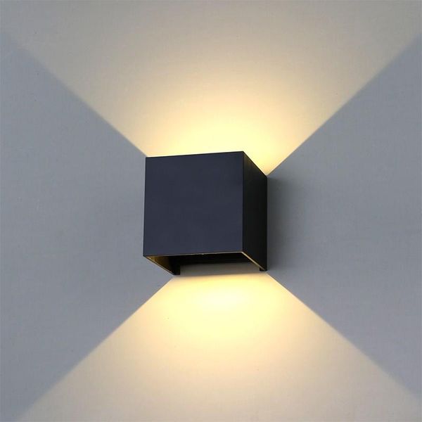 

wall lamps bt lighting 6w led lamp outdoor waterproof ip65 modern aluminum adjustable up down dual-head cob garden porch lights