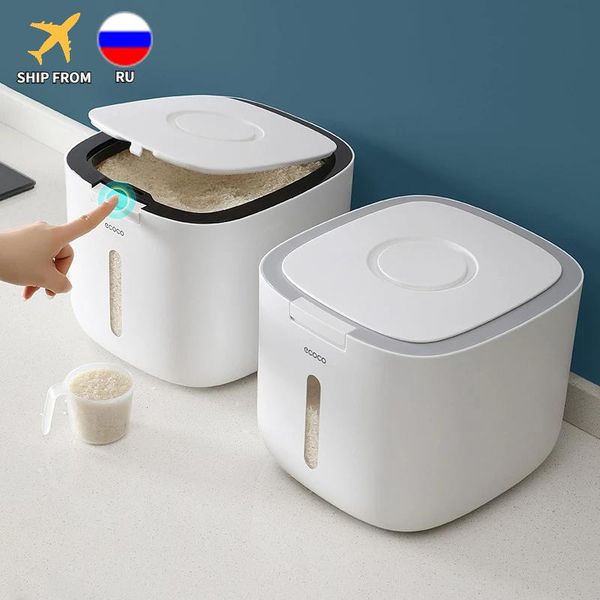 

storage bottles & jars 10kg kitchen collection nano bucket insect-proof moisture-proof sealed rice cylinder grain dog food household box