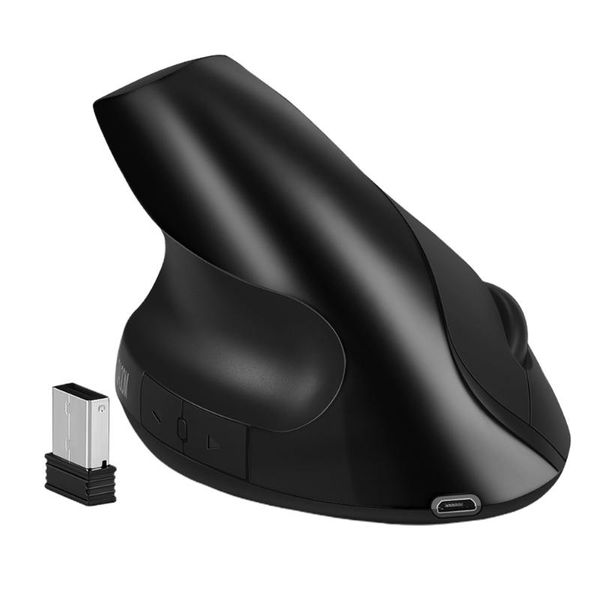 

mice 1pc human engineering wireless poelectric mute remote cool vertical type 2.4g hand griping for