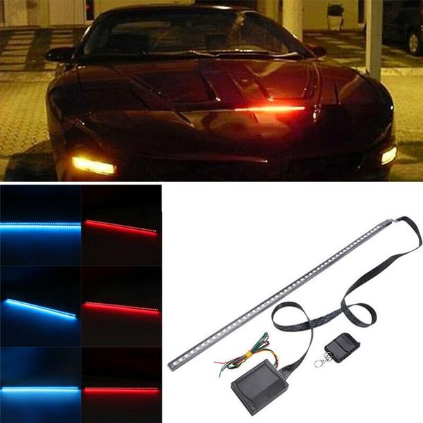 

22inch 48led rgb car scanner knight rider strobe flash light strip+remote interior&external lights