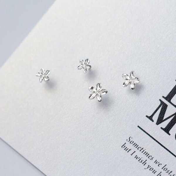 

autumn winter net red sterling earring flower lovely delicate