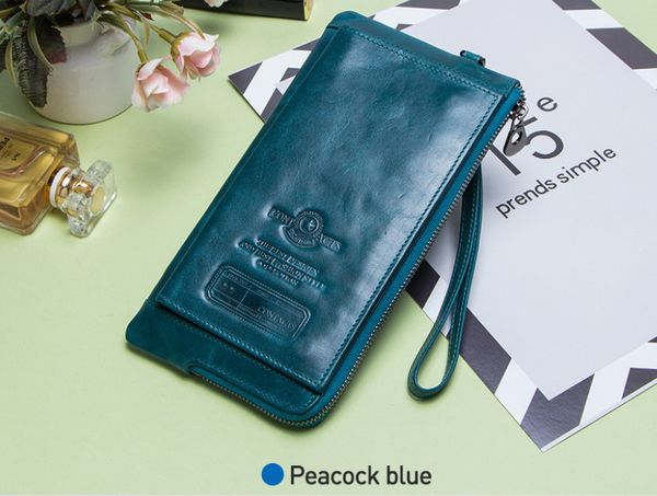 

new anti theft leather lady's purse with leather and wrist strap, Red;black