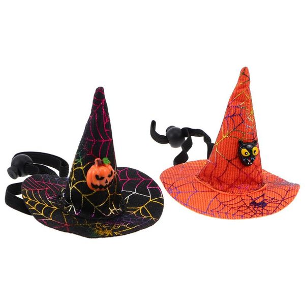 

cat costumes 2pcs themed pet witch hat headdress dog decors