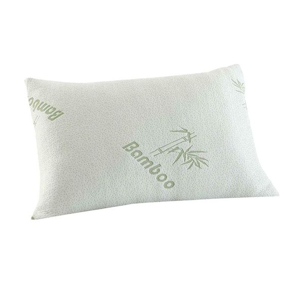 

bamboo memory foam pillow anti-bacterial orthopaedic head neck back support