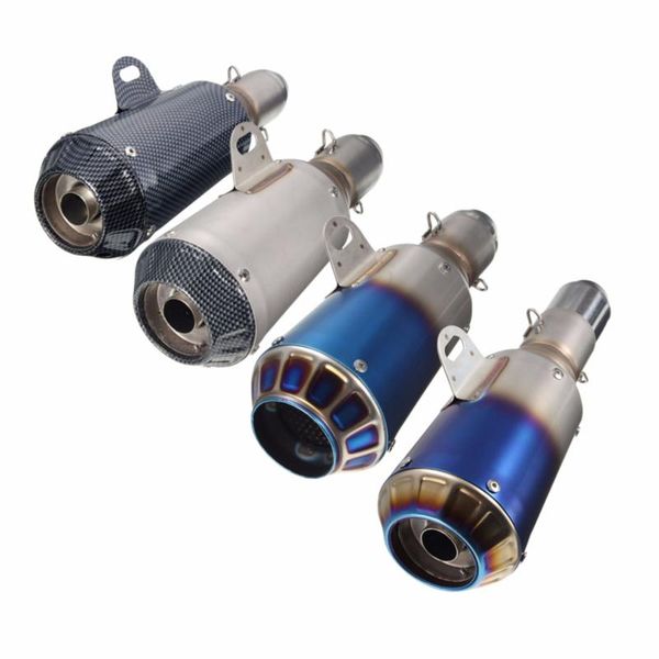 

upgrade 51mm motorcycle exhaust muffler pipe system end can slip-on universal
