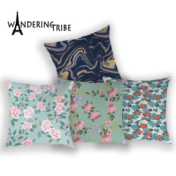 

cushion/decorative pillow tropical plant case retro flowers cushion couch cushions shabby chic northern europe home car decorative pillows 4
