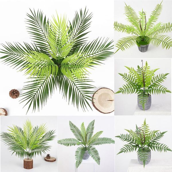 

artificial fer-n plants bushes lifelike shrubs greenery office garden indoor decor decorative flowers & wreaths