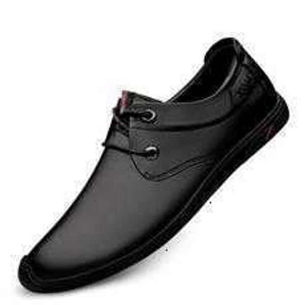 

tangzuo a6816 lace up small leather shoes, batch , 37-45, Black